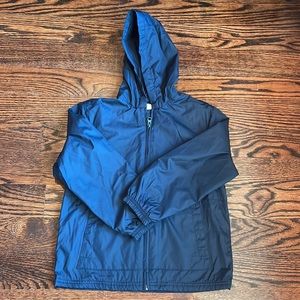 Cat and Jack, Navy Raincoat, Size 6/7.         LA